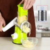 zalati Rotary Cheese Grater Vegetable Mandolin Manual Slicer Shredder with