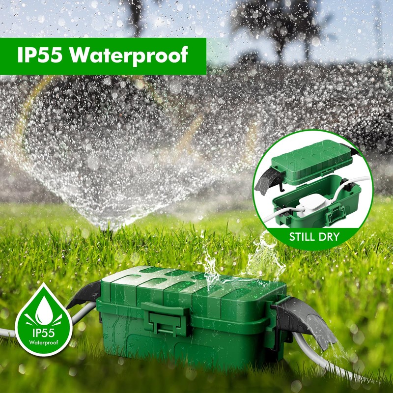 RESTMO Outdoor Waterproof Electrical Box with 1 Medium, IP54 Weatherproof
