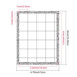 3PCS 4.75x6inch Mini Stick and Stamp Mat, Low Stcik Mat Multi-Use Low Tack Mat；for DIY Projects Paper Card Scrapbooking To Hold Project In Placeholding your stencil in place while ink blending.