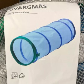 IKEA New DVÄRGMÅS Play tunnel, blue/green 49 ½ x 17 ¾ " 905.475.95/905