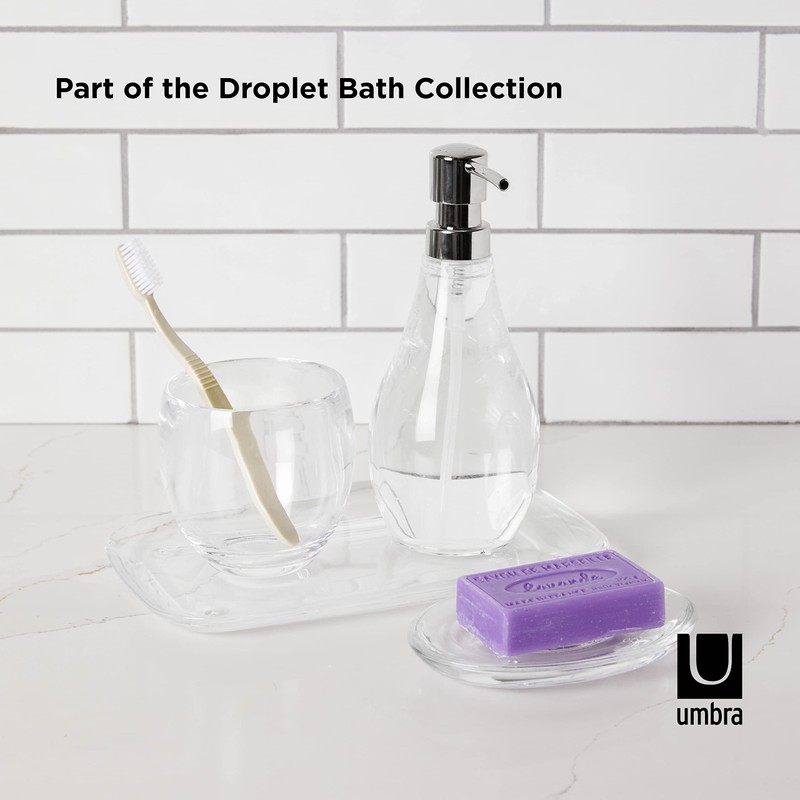 Umbra Droplet Soap Pump, Clear