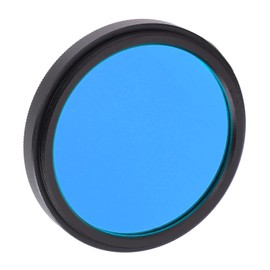 Camera Lens Filters, Aluminum Alloy + Optical Glass Orange Purple Yellow Green Blue Filter,Color Multi Coated Filters for Camera Lens with Interface Diameter of 40.5mm(blue)