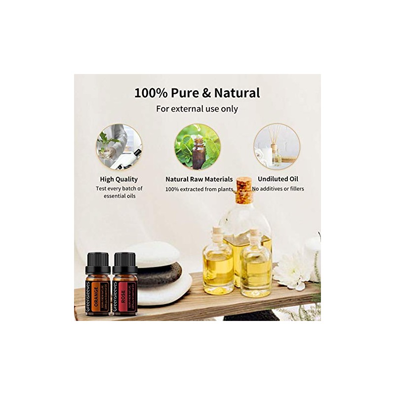 GREENSLEEVES GREENSLEEVES Essential Oil - 10ml (Rose + Orange)