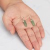 Philip Jones Green Aventurine Gemstone Drop Earrings
