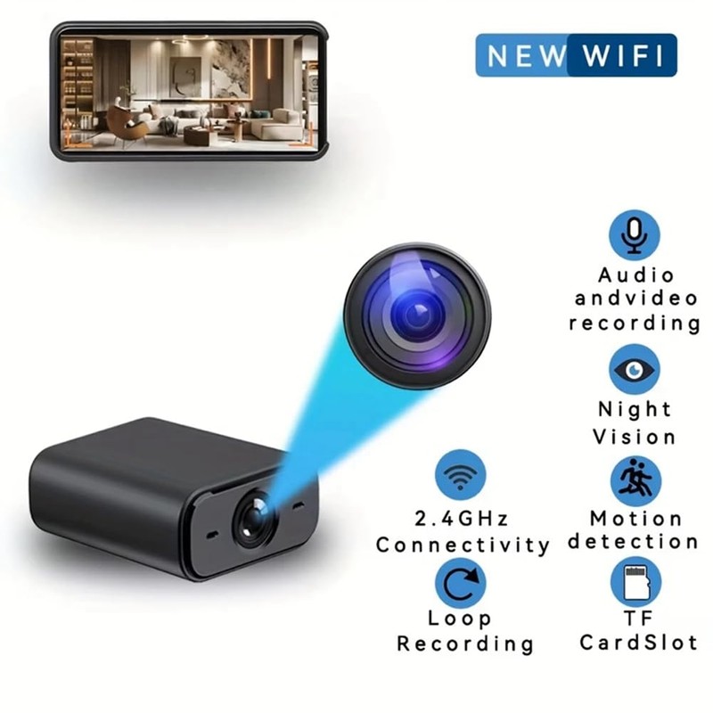 ZENWORYS V720 Home Surveillance Camera Indoor and Outdoor Wireless Monitor