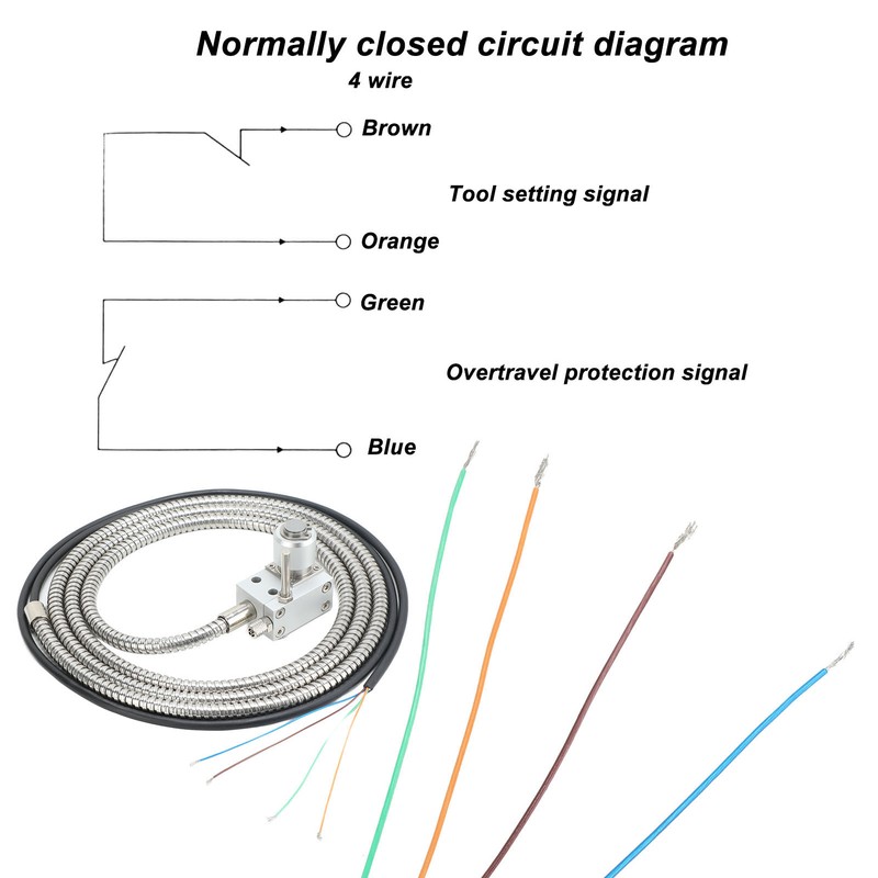 CNC Tool Setter 10mm Diameter 4 Core Wire Precise Positioning