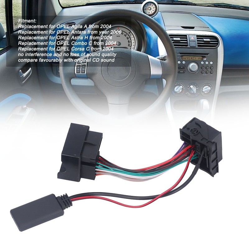 Car Bluetooth 5.0 Audio Module Cable AUX Music Adapter Replacement