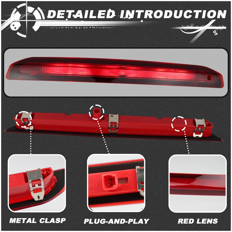 ULTRALTH LED High Mount Third Brake Light for 2013-2019 Ford