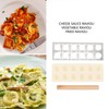 Ravioli Maker Press, Ravioli Press molds Set with Wood Rolling