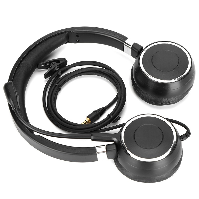 Binaural Headset Office Headset with Mic and Audio Control for