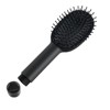 Stash Can Hairbrush Flask, Black Secret Compartment Hairbrush, Beach Safe