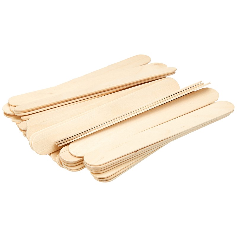 Wooden Medical Tongue Depressor 6"- Pack of 100