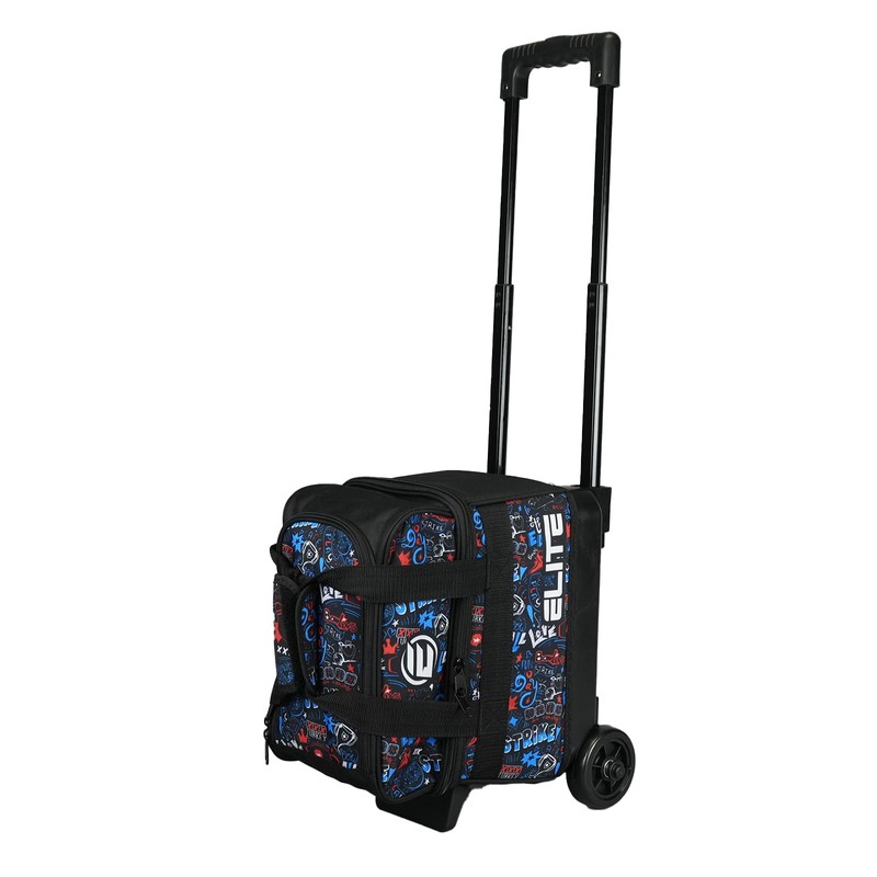 ELITE Basic Single Roller Aqua Bowling Bag - Compact, Sturdy