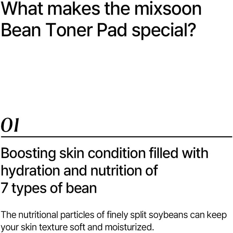 Bean Toner Pad by Mixsoon for Unisex - 70 Pc