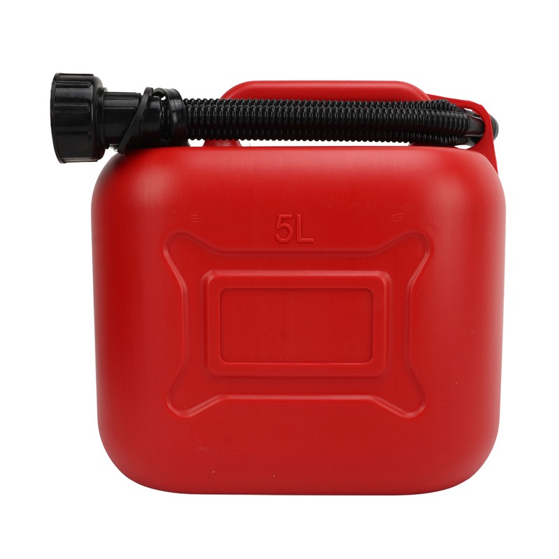 Gas Can 5L 1.3 Gallon ABS Leakage Free Red Portable