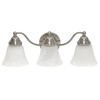Simple Designs VT1023-BSN 19.25" Classic 3 Light Winding Metal and