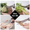 Heavy Duty Poultry Shears, Kitchen Scissors for Food with Anti-Slip