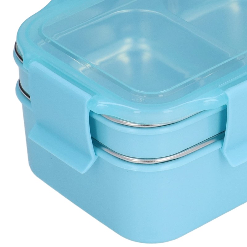 304 Stainless Steel Double Layer Insulated Lunch Box with Compartment