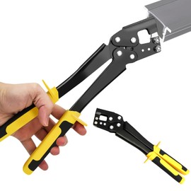 Crimping Pliers for Steel Bolts Drywall Pliers: HOMURY Crimper Pliers Hand Keel Metal Punch Lock Drywall Tool for Building in Homes, Offices, Warehouses