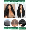 KLAIYI Water Wave Bye Bye Knots Glueless Wig Human Hair
