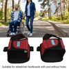 1 Pair Wheelchair Shoe Holder Straps Adjustable Wheel Chair Safety
