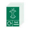 Pack of 10 Food Labels Stickers (100 x 150 mm)