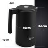Balter WK-4-Touch Stainless Steel Kettle with Temperature Setting, 40 °C