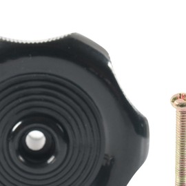 Milageto RV Window and Vent Knob Interior Hardware Repair Maintenance Window Latch Knob for RV Window Accessories Garage Campers, Black 3Pcs