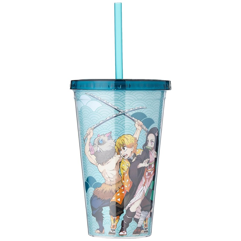 ABYSTYLE Demon Slayer - Group - Cup with Straw 470