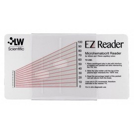 Lw Scientific Hematocrit Reader Card,7 1/2 in L ZCP-EZRD-HEM7-1 Each