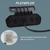 Biqing Motorcycle Tail Lights,12V Motorcycle Brake Light Integrated Driving Light