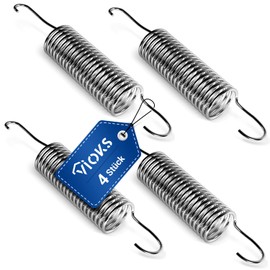 VIOKS 4 x Spring for Washing Machine Replacement for Miеle 4176890 4473970 Tension Spring Stainless Steel Suitable for Tumble Dryer and Washing Machine Miеle – Replacement Parts Suitable for Miеle
