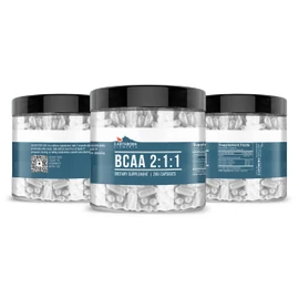 Earthborn Elements BCAA, 200 Capsules, Pure & Undiluted, No Additives