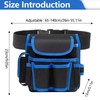 Tool Belt, 8 Pocket Tool Belt Pouch Tool Pouch with
