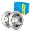 PHILTOP 11.89 inch（302.2 mm） Rear Vented Disc Brake Rotors Compatible