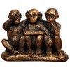 Wanwanzi 3 Wise Monkeys Statue Set - 3 in 1