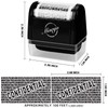 Miseyo Identity Theft Protection Roller Stamp Set - Black (Incleded