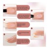 Esmalte Gel Uvled De Refuerzo 15ml Para Uñas Cherimoya