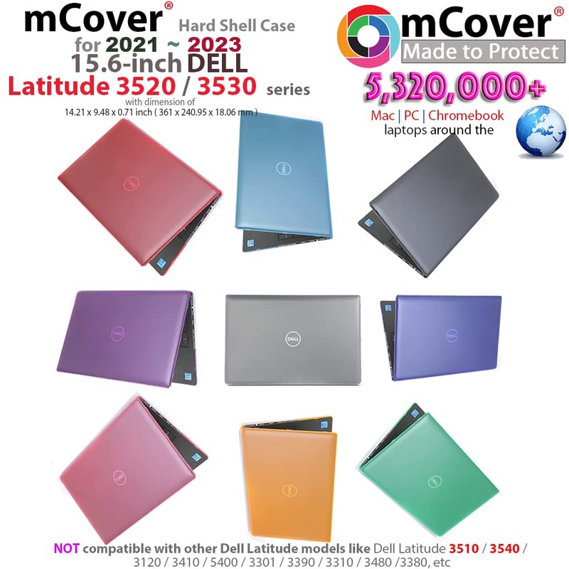 mCover Hard Shell Case ONLY Compatible for 15.6-inch Dell Latitude