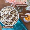Safe + Fair Kettle Popped Gourmet Popcorn, Vegan Dark Chocolaty