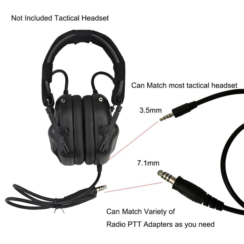 YASHALY 3.5mm and 7.1mm U174 Conversion Cable for U94 PCI