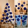 Velvet Hanging Ball Ornaments Set for Christmas Tree
