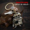 NOELAMOUR Key Chain, Robot, Stylish, Cute, Set of 2, Alloy,