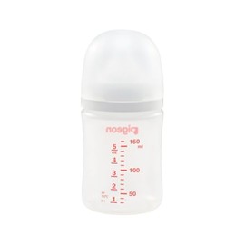 PIGEON SofTouch | Biberón Recién Nacido 0+ Meses | Simula Lactancia Materna | Tecnología Japonesa | Reduce Cólicos | Tetina SS | 160 ml | Color Blanco