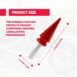 Motorcycle Windshield Screws, Fairing Bolts Compatible with Harley Davidson Electra Glide, Street Glide, Ultra Limited, Ultra Classic, Tri Glide 1996-2013, Red