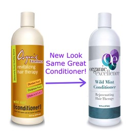 Organic Excellence Wild Mint Conditioner, 16 Fluid Ounce