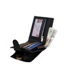 Mens RFID BLOCKING Soft Genuine Leather Bifold Wallet With A