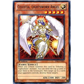 YU-GI-OH! - Celestia, Lightsworn Angel (SDLI-EN006) - Structure Deck: Realm of Light - 1st Edition - Common
