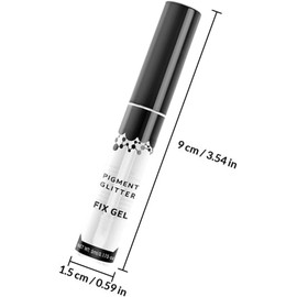 Mikikit Pegamento para Sombras de Ojos en Gel 2 Piezas Fijador Duradero para Maquillaje Irritación Adecuado para Uso Diario