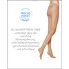 KUNERT Women's Fresh up 10 Toeless Tights, 10 DEN, Beige